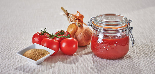 Sauce tomate maison en conserve