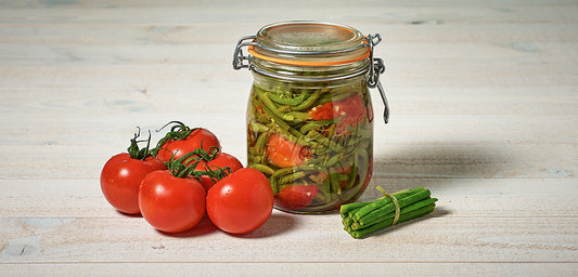 Haricots verts aux tomates en conserve