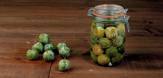 Reines-Claudes (prunes) à l'eau-de-vie