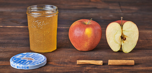 Gelée de pommes à la cannelle