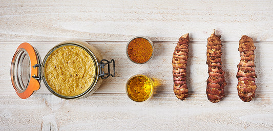 Velouté de topinambours au curry en conserve