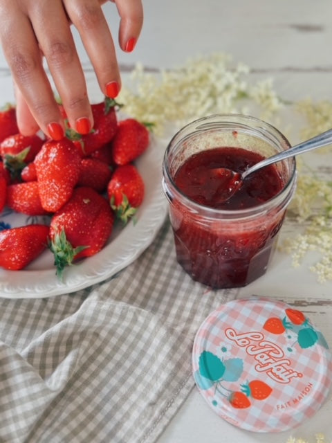 Confiture fraise/sureau d'Isadora & Marisa