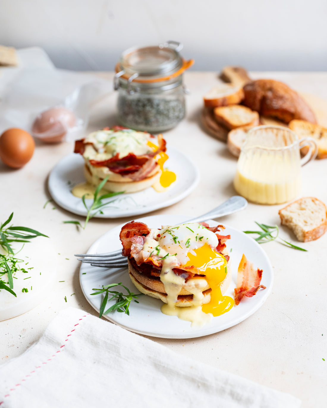 Œufs « parfaits » façon Bénédicte cuisson sous-vide