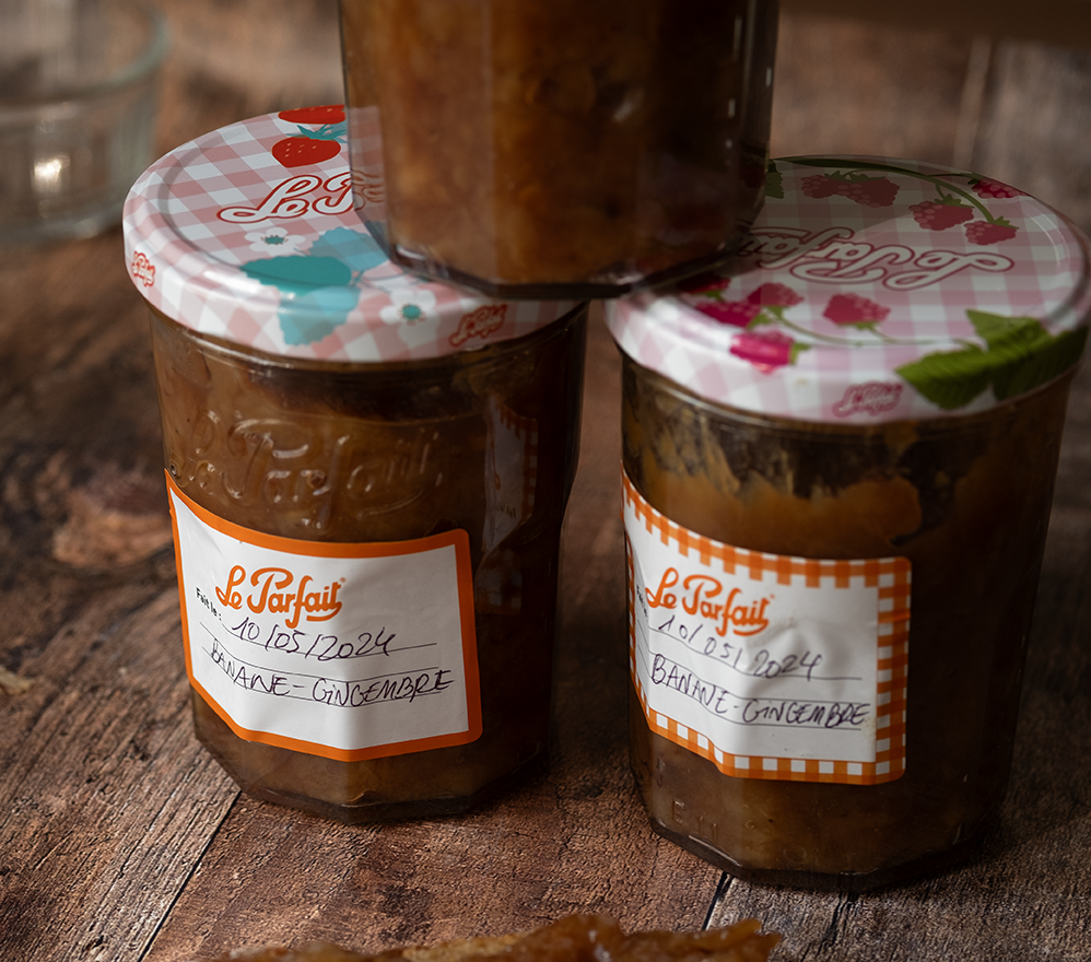 Confiture de banane antillaise et gingembre de @healthyalie