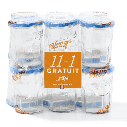 LE PARFAIT CONFITURIER - 385 ml - PACK 11 pots + 1 gratuit